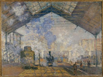 The Saint-Lazare Station by Claude Monet